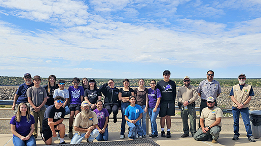 Students from Santa Rosa Middle & High School participated in National Public Lands Day at Santa Rosa Lake, N.M., Sept. 28, 2024. Students from Santa Rosa Middle & High School participated in National Public Lands Day at Santa Rosa Lake, N.M., Sept. 28, 2024.